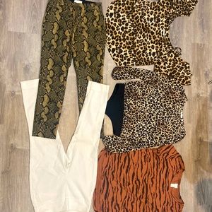 ANIMAL PRINT SALE!!!!. Must have items. Price can be negotiated.